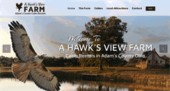 Desktop Screenshot of ahawksviewfarm.com