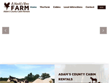 Tablet Screenshot of ahawksviewfarm.com